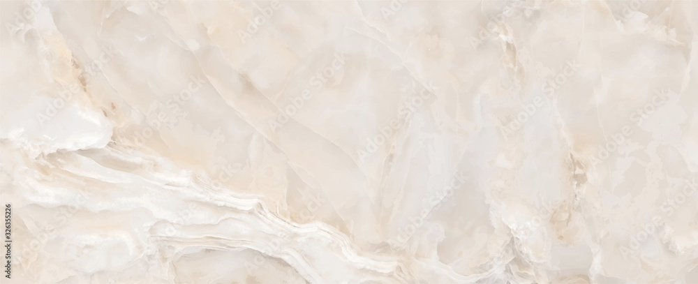 beige natural marble texture background vector - obrazy, fototapety, plakaty 