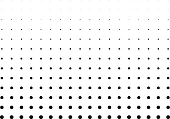 Abstract halftone dotted background. Monochrome pattern with dot and circles.  Vector modern futuristic texture for posters, sites, business cards, postcards, interior design, labels and stickers.