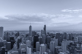 Fototapeta  - Aerial View of the Chicago skyline
