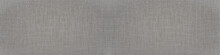 Gray Natural Cotton Linen Textile Texture Background Banner Panorama