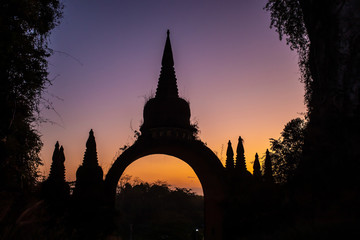 Wall Mural - Khao Na Nai Luang Dharma Park in Surat Thani, Thailand.