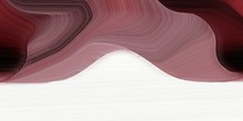 Background Graphic With Abstract Waves Illustration With Pastel Brown, White Smoke And Very Dark Pink Color