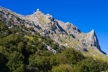 Poster - Radar on one of Mallorca's peaks, Spain