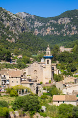 Canvas Print - Church in  Valldemossa, Mallorca, Spain