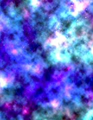 Wall Mural - Galaxy background with colorful abstract texture Cosmic stars Illustration for artwork, party flyers, posters, banners