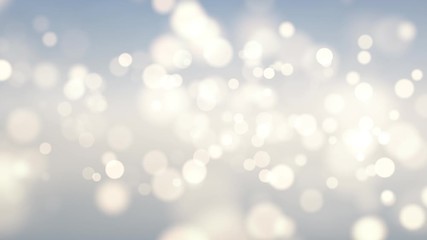 Wall Mural - beautiful golden particles bokeh lights glitter defocused with soft light abstract background