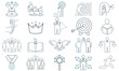© khalid_spk - Life Coaching vector icon set. Premium quality graphic design icon.