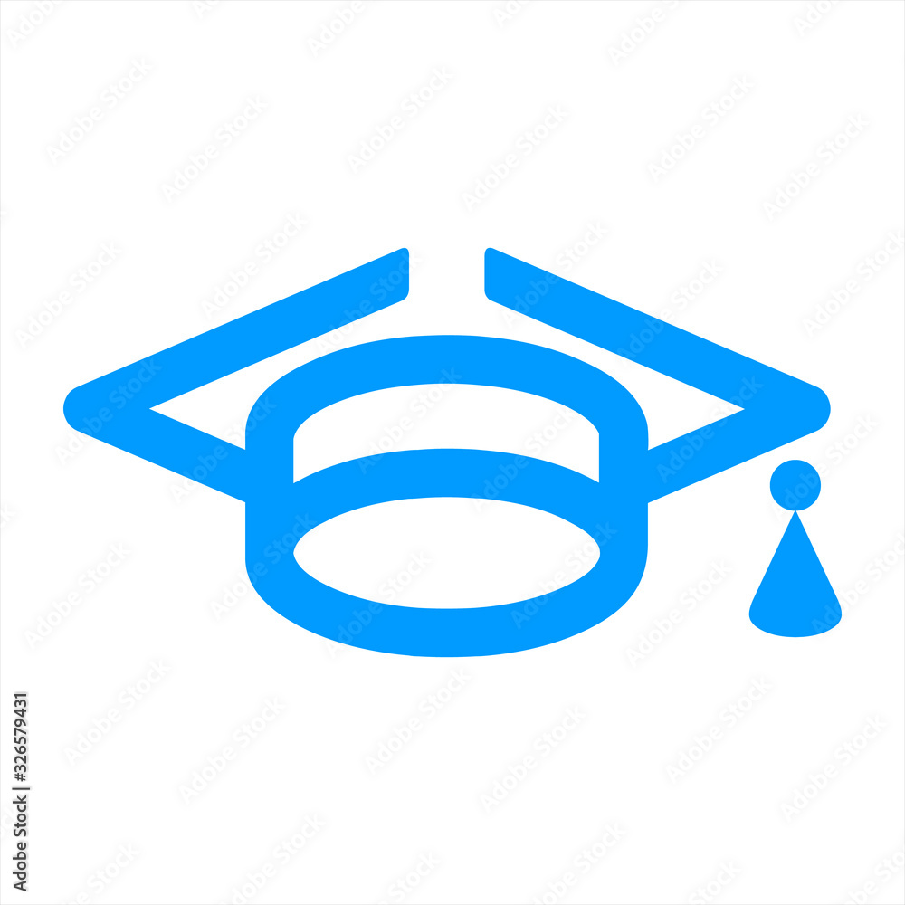 Graduation education programming code student hat IT vector isolated ...