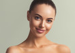 © Utkamandarinka - Woman face natural healthy skin beauty natural make up female cosmetic portrait