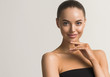 © Utkamandarinka - Beautiful woman cosmetic concept natural beauty female spa healthy skin and hair manicure hands