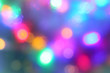 many multicolored abstractly blurry lights. festive extravaganza