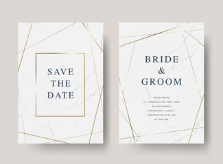 Wall Mural - vintage luxury vector wedding invitation card