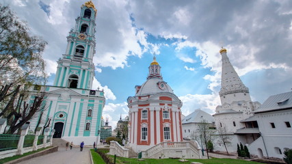 Great monasteries of Russia timelapse. The Trinity-Sergius Lavra.