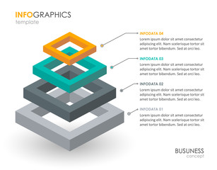 Vector infographic template
