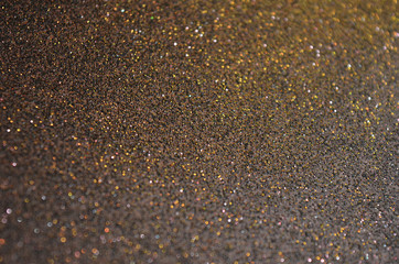 Dark Gold and Black Glitter Texture