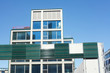 Rohbau eines Modernes Büro- und Geschäftsgebäude am Kreativkai im Stadthafen oder Medienhafen, Münster in Westfalen, Nordrhein-Westfalen,  Deutschland