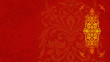 Jugendstil floral Ornament auf Hintergrund rot gold Textil Wand antik altes Papier Vorlage Layout Design Template Geschenk zeitlos schön alt barock edel rokoko elegant background 