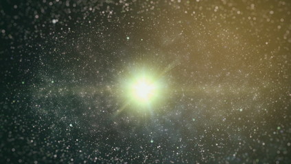 Wall Mural - planets and galaxy, cosmos, physical cosmology, science fiction wallpaper.