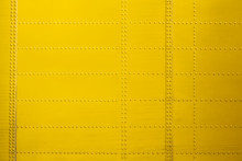 Yellow Aircraft Fuselage Or Wing, Aviation Texture Background