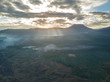 © mawardibahar - aerial view of mountain with beautiful scenery.