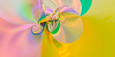 Wall Mural - Abstract geometric graphic design fantastic gradient circles