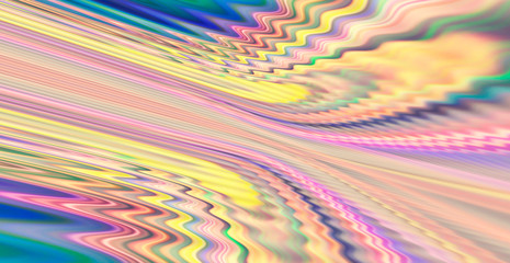 Wall Mural - Abstract geometric graphic design gradient waves