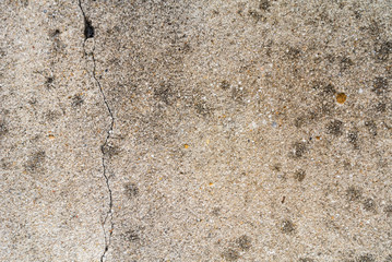 Wall Mural - texture of old crack cement concrete wall. image for background.