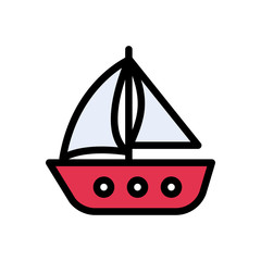 Sticker - boat