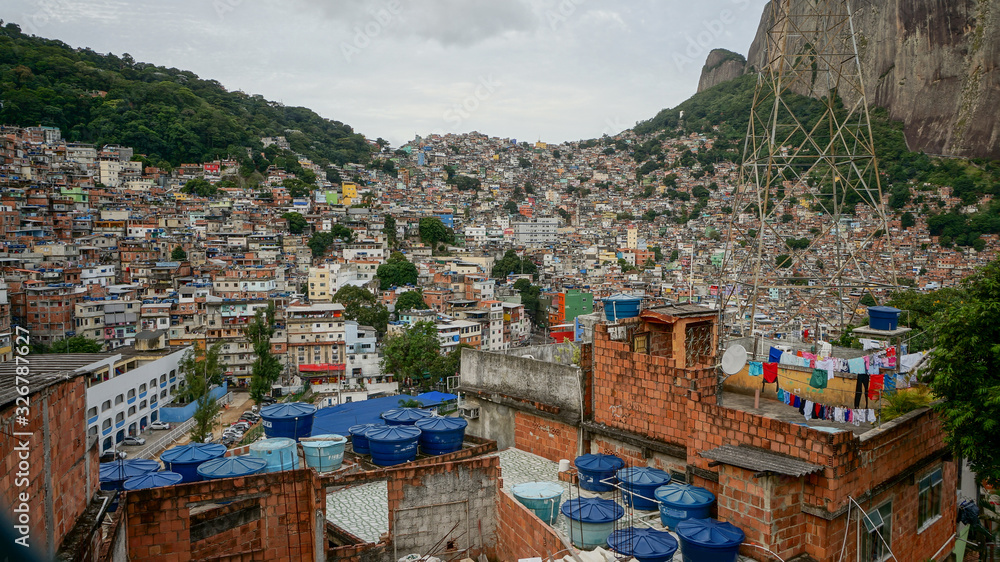 Rocinha is the largest favela in Brazil, located in Rio de Janeiro's ...