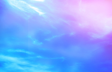 Wall Mural - the magical imagination of the sky, the magic of the sky, the pastel clouds for background images an