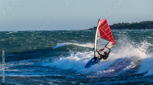 Fototapety Windsurfing  deska-zaglowa