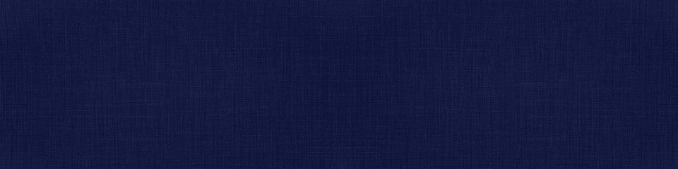 Poster - Dark phantom blue natural cotton linen textile texture background banner panorama