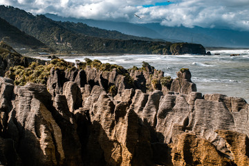 Canvas Print - pancake rocks