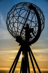 Wall Mural - landscape view in nordkapp north cape norway europe , taken in nordkapp, europe