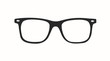 Vector Illustration of a Black Glasses Frame