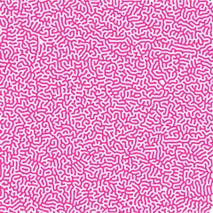Pink vector diffusion background. Organic pattern in maze style