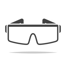 Safety Glasses Icon Transparent Vector