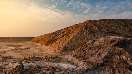 Wall Mural - sunset in the desert