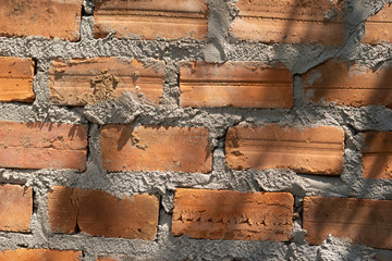 old red brick wall texture background