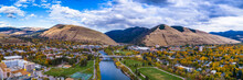 Fall Panoramic Over The Clark Fork