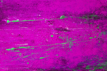 Wall Mural - Luxury abstract art painting background ultraviolet pink and green. Abstract art background. Oil painting on canvas. Multicolored bright texture. Fragment of artwork