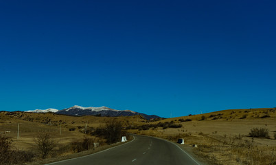 Wall Mural - Famous Gombori pass in Georgia