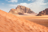 Fototapeta  - Wadi Rum Desert in Jordan