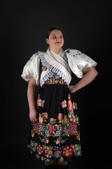 Slovak folklore dancer