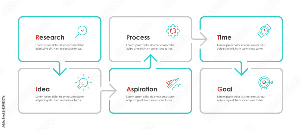Vector infographic template Stock Vector | Adobe Stock