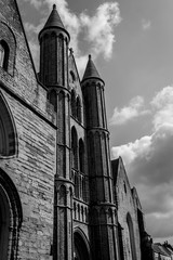 cathedral in bruges, belgium