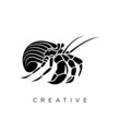 hermit crab logo design