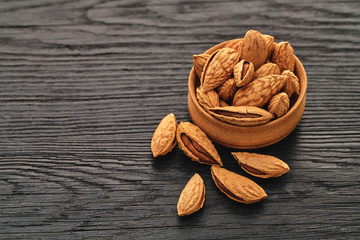 Wall Mural - almond nut close-up