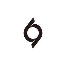 Number 69 Circle Rotation Motion Design Symbol Logo Vector