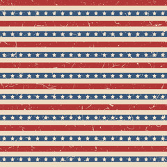 American stars and stripes pattern